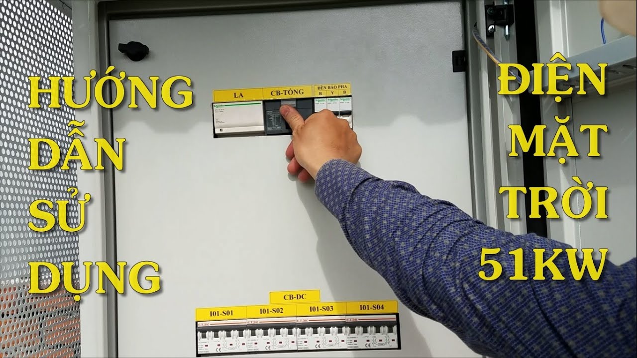 Hướng Dẫn Sử Dụng Hệ Thống "Điện Năng Lượng Mặt Trời Hòa Lưới 51Kw 3 Pha"