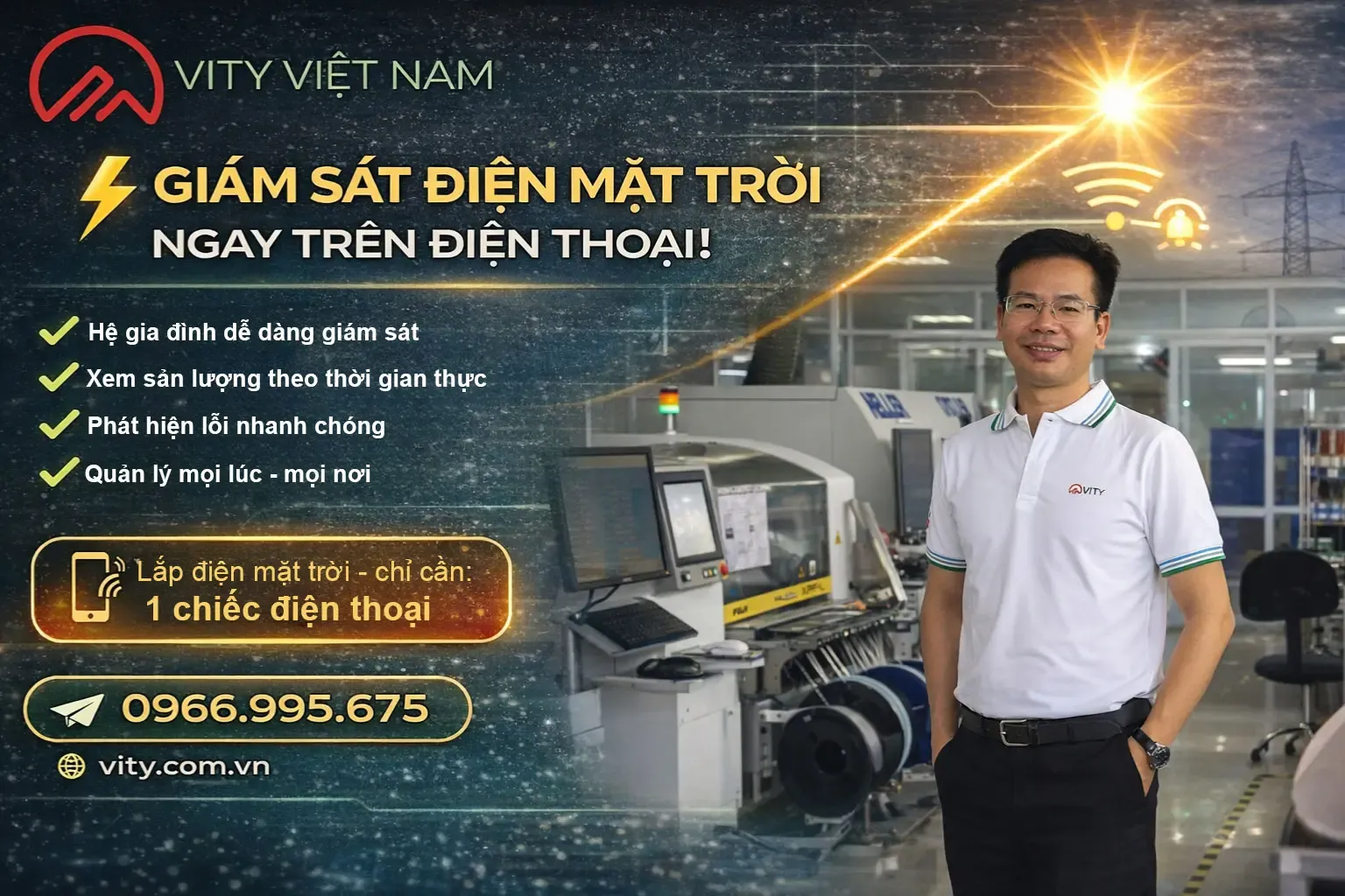 Giải pháp giám sát điện mặt trời từ xa cho hộ gia đình & doanh nghiệp.