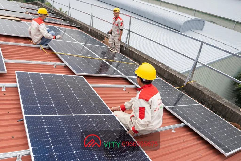 Dự án điện mặt trời công ty cổ phần Sông Đà