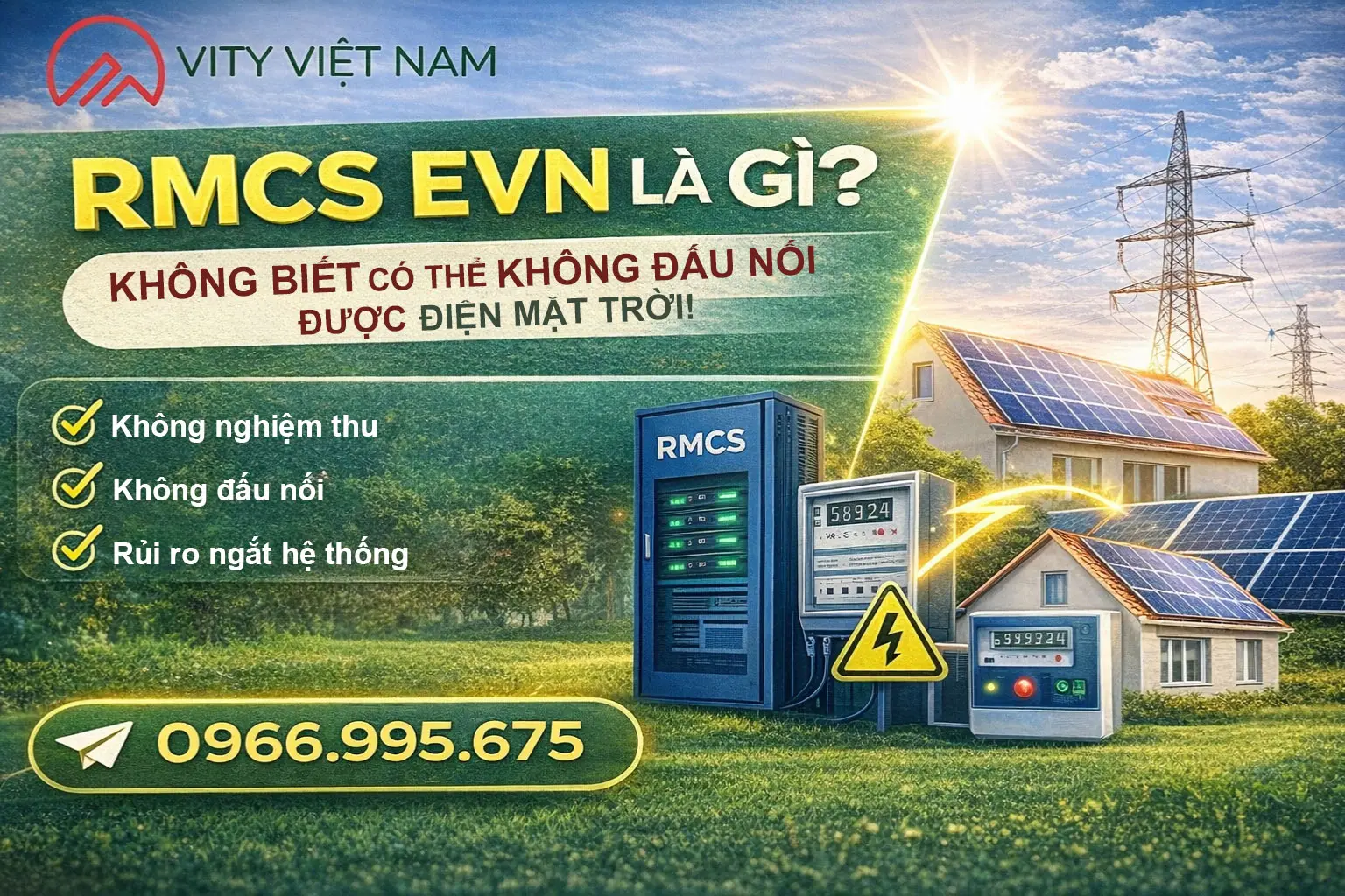 RMCS EVN là gì? Quy định kết nối hệ thống điện mặt trời mới nhất (Cập nhật 2026)