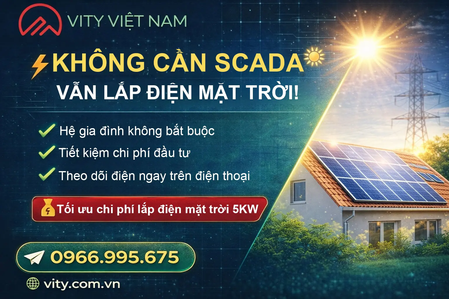 Hệ thống điện mặt trời có bắt buộc kết nối SCADA không? (Cập nhật mới nhất)