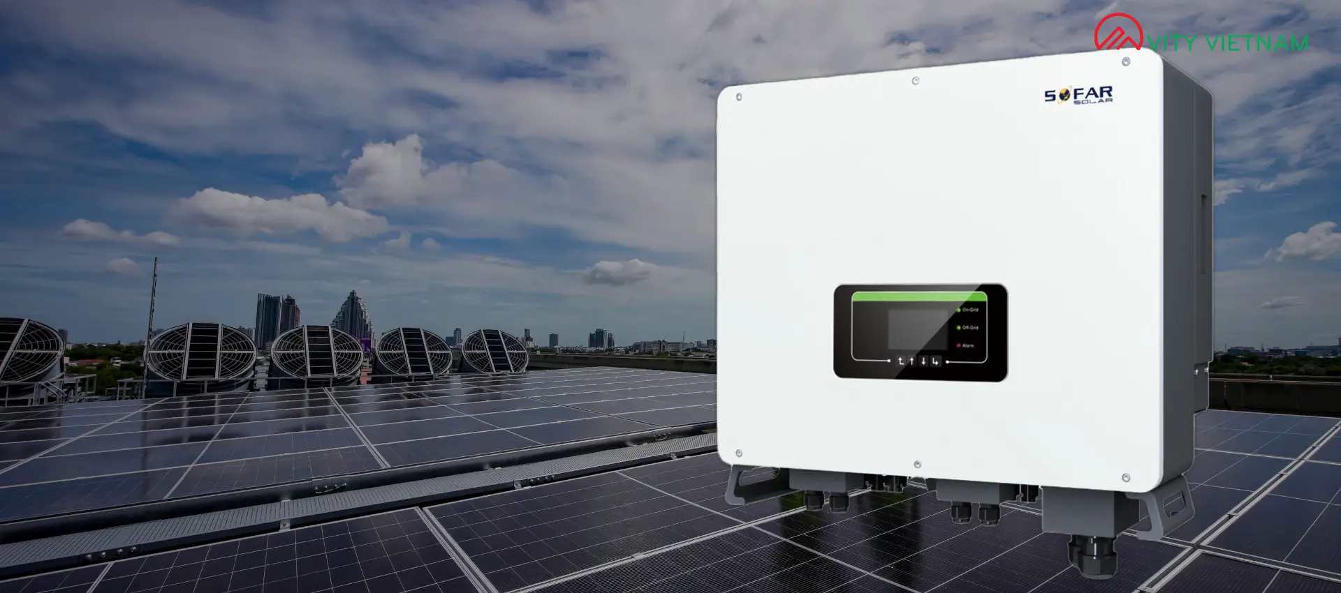 THIẾT BỊ ĐIỀU KHIỂN GIÁM SÁT HỆ THỐNG NĂNG LƯỢNG MẶT TRỜI KẾT NỐI EVN.